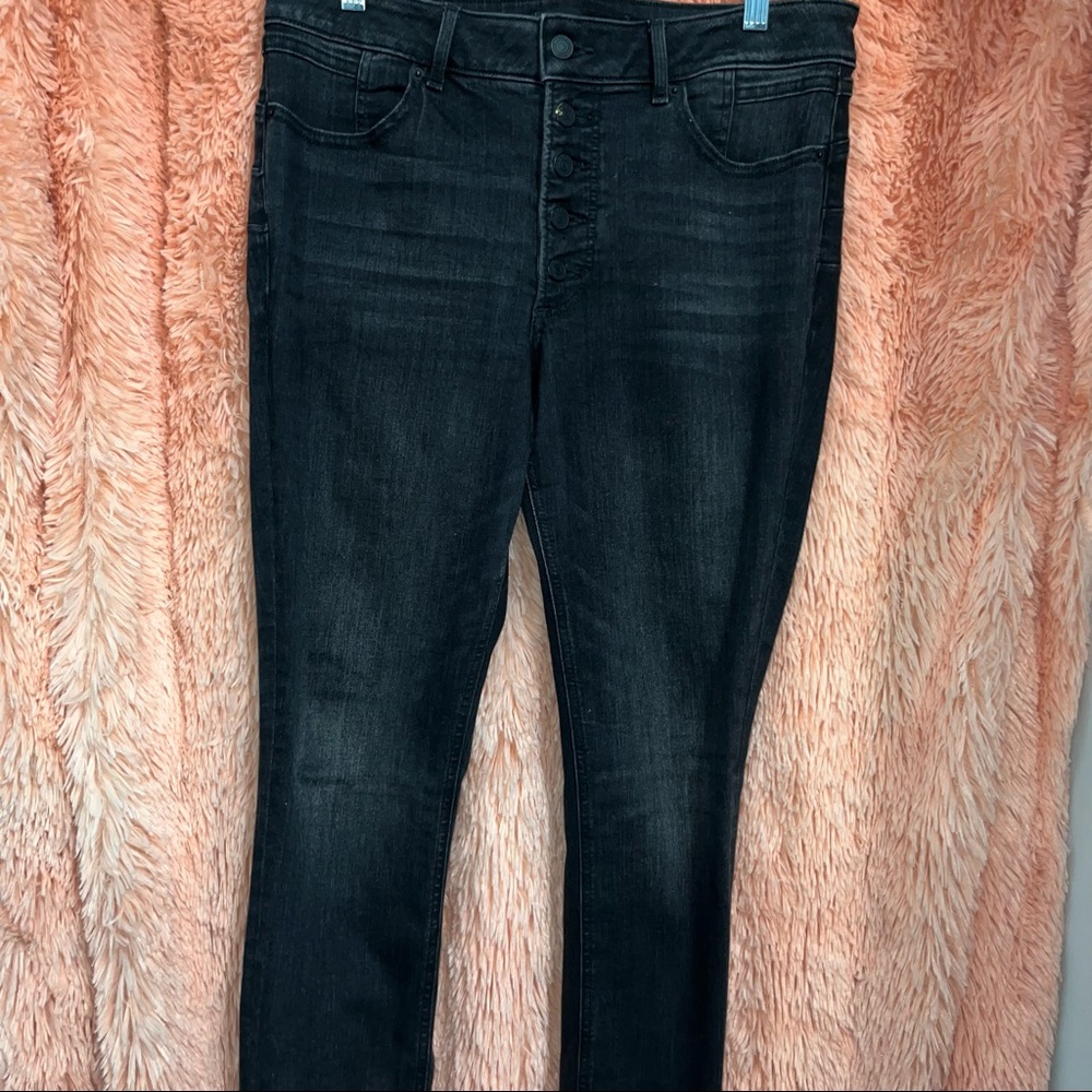 Express Ankle High Rise Skinny Jeans